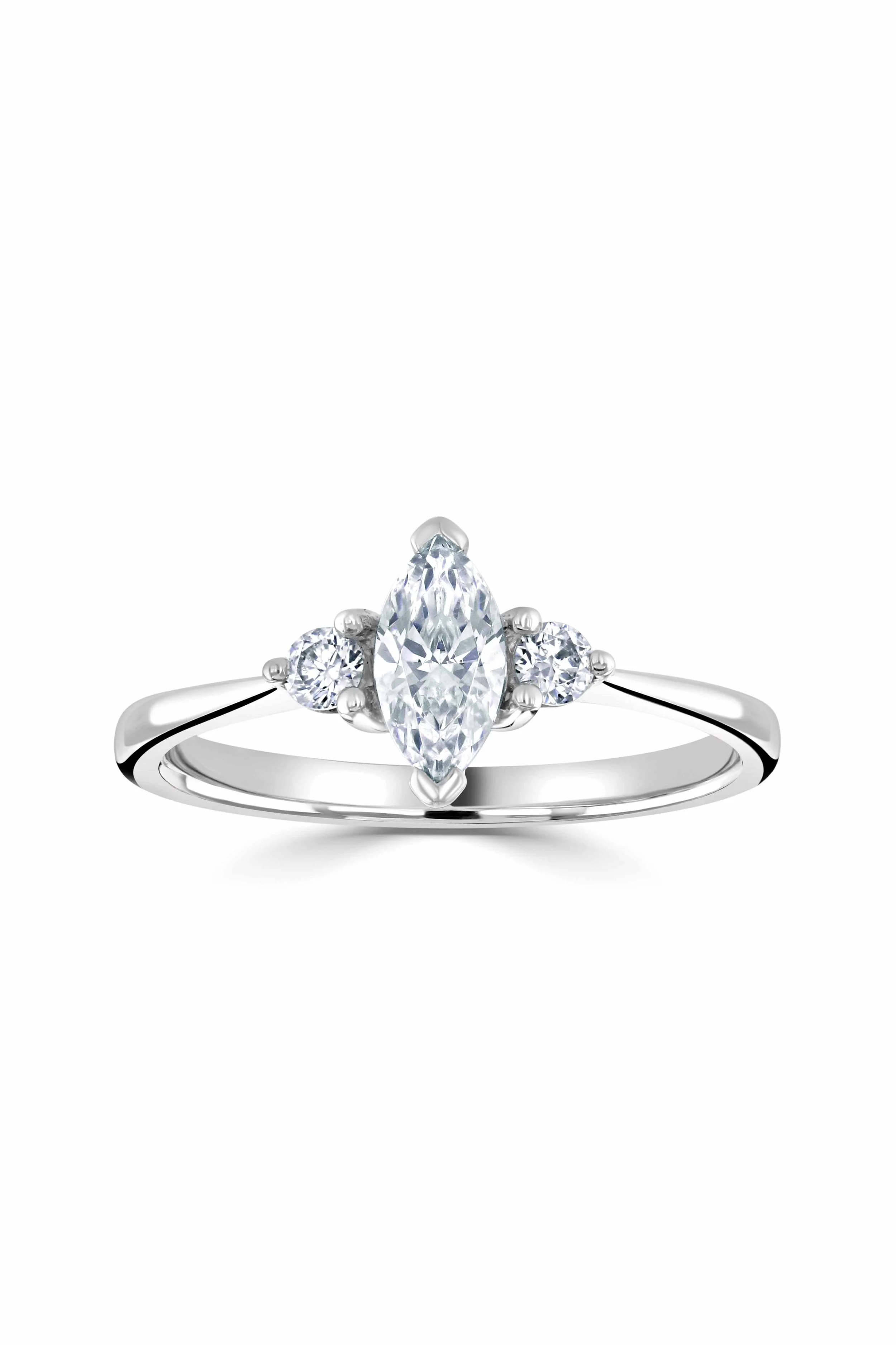 Marquise 3 stone ring deals